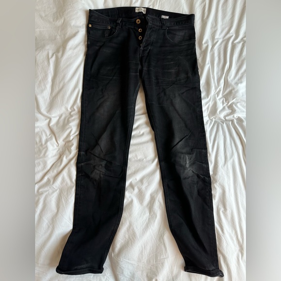 Well worn COF Studio black jeans slim 32 - Picture 2 of 6